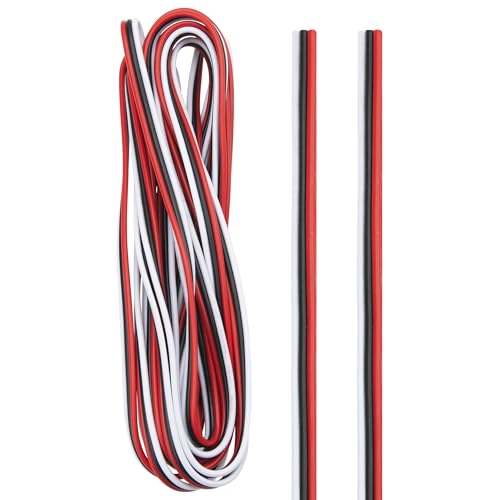 50 Sets Servo Plug Male Female Connector Crimp Pin Cable Kit Compatible with JST Futaba JR Style Plugs Hitec Spektrum for RC Car Drone Boat DIY