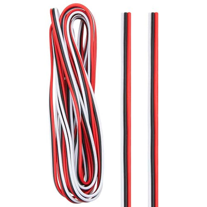 50 Sets Servo Plug Male Female Connector Crimp Pin Cable Kit Compatible with JST Futaba JR Style Plugs Hitec Spektrum for RC Car Drone Boat DIY