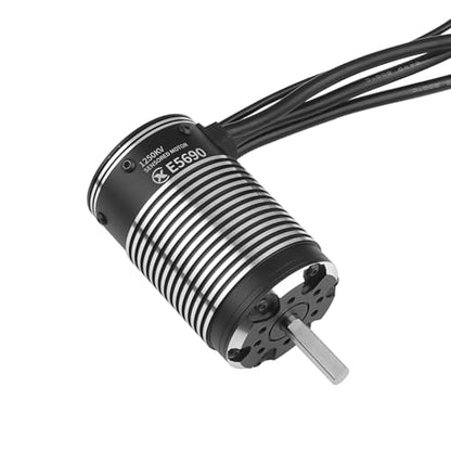 XC E5690 Sensored Brushless Motor for RC Car,3-8S Lipo,1250KV,IP67 Water Proof,Applicable to:1/6 Short Course, Monster, 1/5 Light-Duty Truck