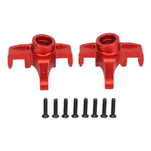 RC Steering Knuckle, Durable Aluminum Alloy Replacement Pair for 1/14 1/16 Scale Off-Road RC Cars, Steering Cup for RC Enthusiasts Racing Repairs