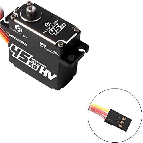 Waterproof 180 Degree Torque Digital Brushless Motor Servo RC Car Truck Robot Parts (M45BHW)