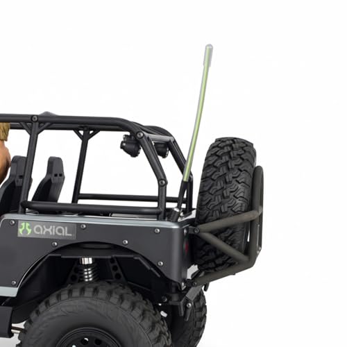 1/10 RC Car Light,LED Light Bar, Taillight,Flexible Strip Tube Whip Light,Antenna Lights for 1/8 Tamiya Losi HPI Rustler Axial TRX4 SCX10 Car Truck Crawler Upgrade Parts (Green) - color: Green