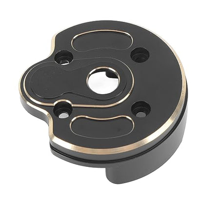 2PCS Brass RC Portal Cover Black Steering Knuckle Cap for Axial 110 Capra SCX10 III AR45P Axle Rugged Rustproof Upgrade