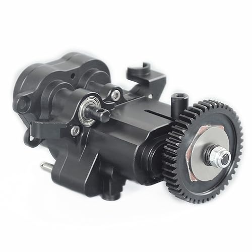 AMK 32P 2-Speed TRX4 Transmission Case Metal Transfer Gearbox for 1/10 RC Crawler TRX6 Upgrades