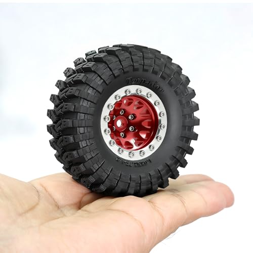 REDSPIDER•1.3'' Crawler Tires OD 2.75'' (4PCS) for 1/18 1/24 TRX4M SCX24 AX24 FCX18 FCX24 RC Crawler Car (Tires)