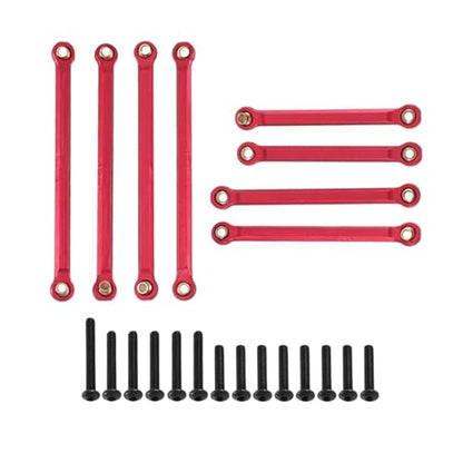 RC Car Parts Compatible with Traxxas for TRX4M 1/18 RC Crawler Car Upgrades Parts Accessories 8Pcs Metal Suspension Link Suspension Link 9749