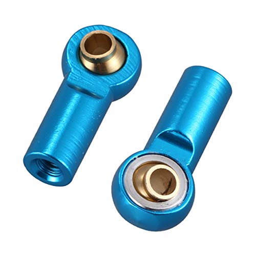 10PCS ShareGoo Aluminum M3 Tie Rod End Ball Joint Link Ball Head Holder Compatible with Tamiya HSP Traxxas Axial SCX10 1/10 RC Car Truck Buggy Crawler