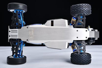 Stainless Steel Integrated Chassis Skid Kit for Tamiya 1:10 DT-04 R/C Fighter NXGEN-58741 Upgrades
