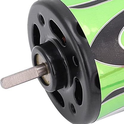 540 27T RC Motor Electric Motor Brushed 14.4V Green Metal Lightweight Easy Install RC Accessory Replacement Part with Exquisite Workmanship for 1/10 Crawler Racing Car