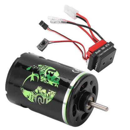 RC Brushed Motor,High Torque Low Noise Dual Mode 540 Motor 360A ESC for 1/10 Scale Off-Road Trucks SUVs Crawlers - size: 35T