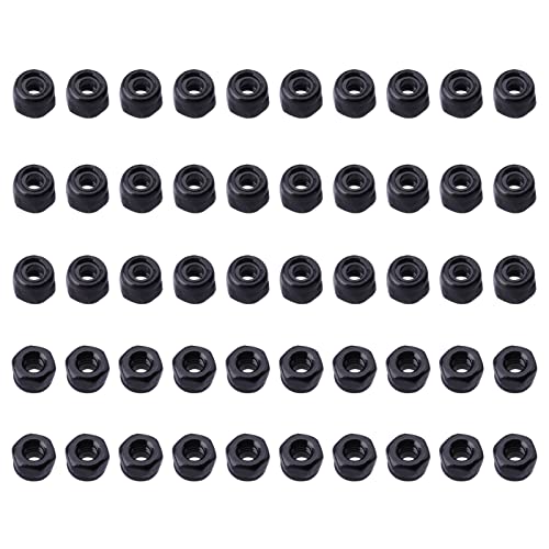 50Pcs M2 Lock Nuts for SCX24 Wheels JLU AXI00002 C10 AXI00001 Bronco C10 AXI00001 AXI00005 Gladiator AXI00006 AXI90081 Axial 1/24 RC Crawler Car