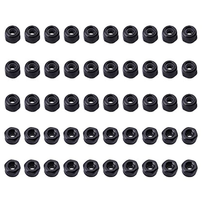 50Pcs M2 Lock Nuts for SCX24 Wheels JLU AXI00002 C10 AXI00001 Bronco C10 AXI00001 AXI00005 Gladiator AXI00006 AXI90081 Axial 1/24 RC Crawler Car