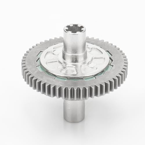daitoku 57T Metal Steel Slipper Clutch Spur Gear Upgrade Replace Part for Arrma Granite Senton 3s Vorteks 1/10 Kraton 4s Outcast 4s 1/8 Typhon 3s Big Rock 3s RC Car