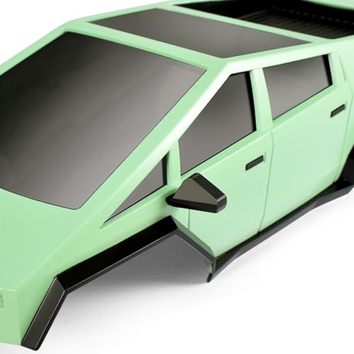 RC Car Shell Pickup Hard Body Shell with Front Rear Bumpers for TRX4M Bronco Defender 1/18 RC Crawler Chassis (Olive Green) - color: Olive Green