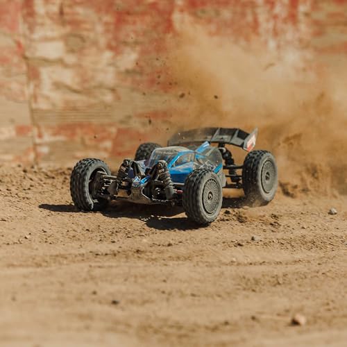 ARRMA Typhon GROM 4X4 223S BLX Brushless RC Buggy, RTR, Blue | Small Scale, DSC, Battery & Charger Included, ARA2306ST2 - color: Blue