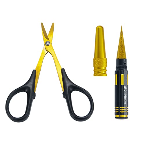 2pcs RC Body Reamer Hole Puncher w/Sleeve 0-14mm & Straight Scissor Trimming Tools Set RC Car Body Mounting for RC Car Truck Bodyshell Hobby Repair Tools
