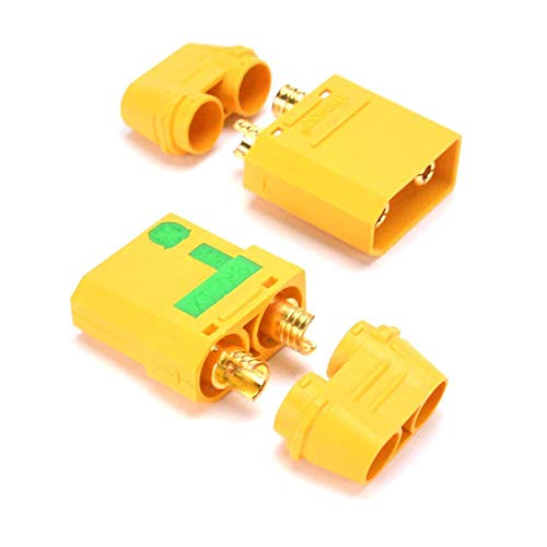 FLY RC 5 Pairs Amass XT90S XT90-S XT90 Connector Anti-Spark Male Female Motor Adapter for Battery ESC and Charger Lead for RC Car Truck - style: XT90-S Connector