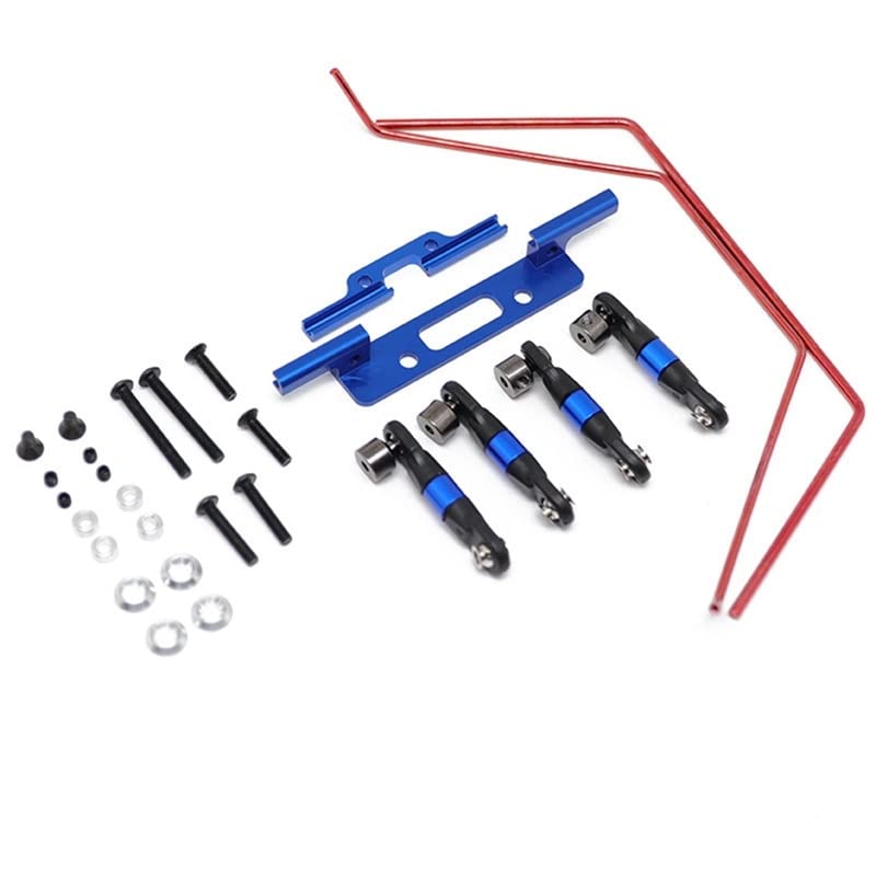 Front and Rear Wide Sway Bar Anti Roll Bar Kit for TRAXS Slash 2WD 1/10 RC Car Upgrades Parts Accessories - (Color: As Shown)