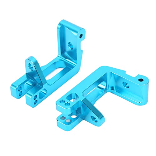 RC Steering Cup Kit High Performance Aluminum Alloy Steering Knuckle Hub Carrier for HSP Unlimited 94762 1/8 RC Car Blue 4PCS Set