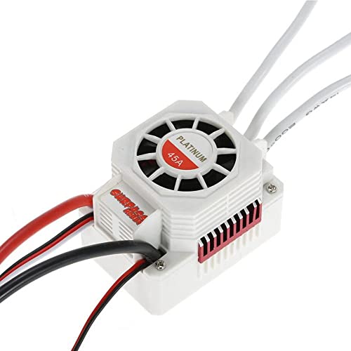 Hobby Platinum Waterproof Brushless 45A ESC for 1/10 RC Car Boat 2845 3650 F540 Brushless Motor Truck IUNEED Toys