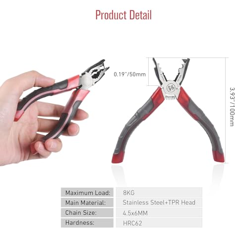 Chain Joining Pliers for #10 Ball Chain, Manual Cutting Joining Plier, Ball Metal Connector Tool Splicing Combination Pliers For Curtain Roller Blind Accessories Connector