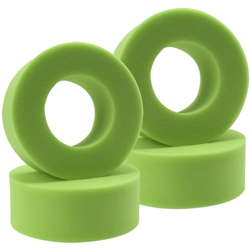 4PCS 1.9" RC Tire Foam Inserts OD 105mm Fit 1.9inch Wheel Tires Compatible with Axial SCX10 Traxxas TRX4 Redcat Gen7 D90 1/10 RC Crawler Car