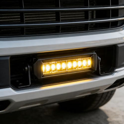 STMU Aluminum 10-LED RC Light Bar 2.16 Inch Roof Light Kit for 1/10 & 1/18 Scale RC Crawler Accessories Compatible with Axial SCX10 Traxxas TRX4 TRX4M Arrma Senton Redcat GEN7
