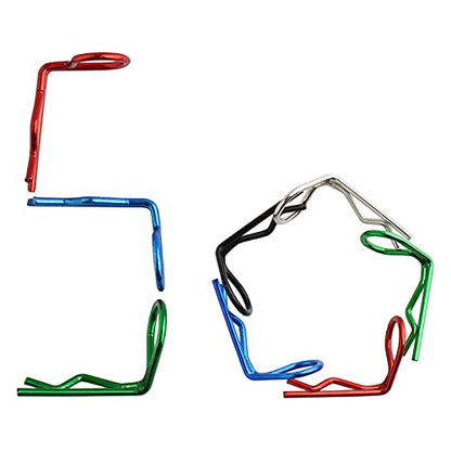 50 Pieces 90-Degree Angle Body Clips Bent Springy Pins & RC Car Clip Pin Steel Wires for 1/8 1/10 1/12 Scale RC Model Cars Universal Vehicle Clips Truck Crawler Trucks - color: 1.2mm