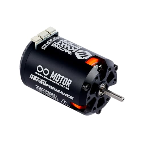 KWTRC Endless Brushless Motor, High-Torque & High-Efficiency RC Motor, Heat-Resistant, Lightweight Design, Compatible with 1/10 On-Road/Off-Road RC Race Cars (5.5T) - style: 5.5T
