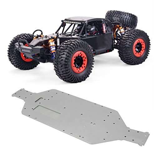 Astibym Aluminum Alloy CNC RC Car Chassis Plate, Chassis Armor for ZD Racing -10 7507 1/10 Scale Off-Road Vehicle Upgrades