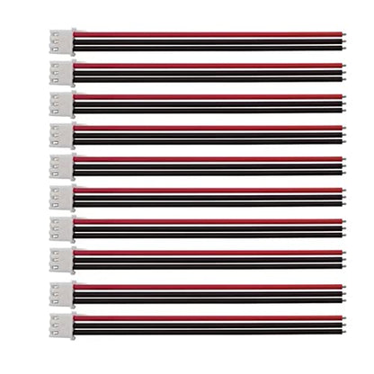 10pcs JST-XH 2S 7.4v LiPo Balance Plug Extension Cable Battery Charger Connector 22AWG for RC Drone Rechargeable Lipo - style: 10pcs 2s