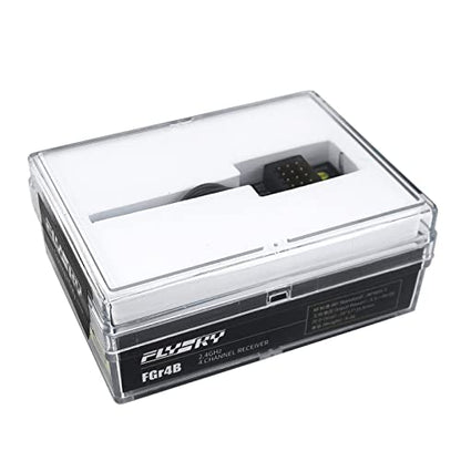 HTLNUZD Flysky FGr4B 4CH AFHDS 3 Receiver for RC Car Boat 2.4Ghz PWM/PPM/i-Bus/S.Bus/i-bus2 Output Compatible FS PL18 NB4 Lite NB4 Transmitter