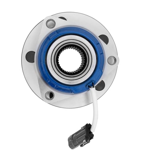 513121 Front Wheel Bearing Hub Assembly Compatible with 2000-2014 Impala | 5 Lugs Front Hub Bearings with ABS Compatible with 2000-2014 Chevy Impala, 2000-2007 Monte Carlo, 1997-2005 Venture - size: 513121/2PCS