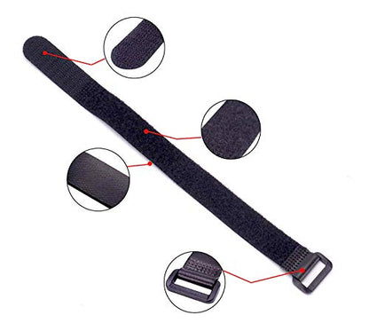 RC Lipo Battery Straps 20mm x 250mm Non-Slip Rubberized Battery Tie Down Straps for RC Drone Boat Car(8Pcs)