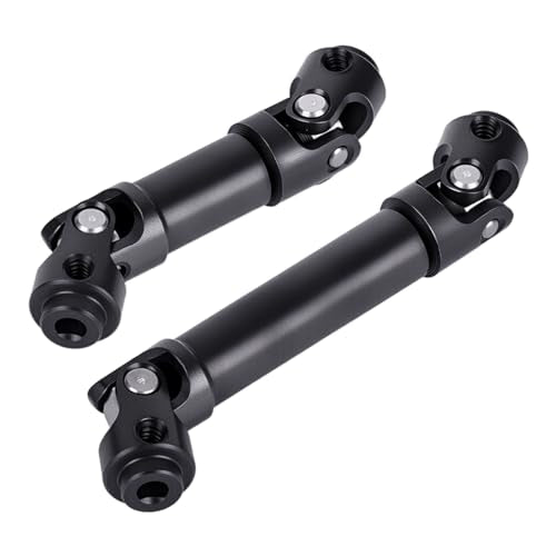 SCX30 Driveshaft Front Rear Drive Shaft for 1/30 Axial RC Crawler Upgrades (Stainless Steel, Black) - color: Driveshaft