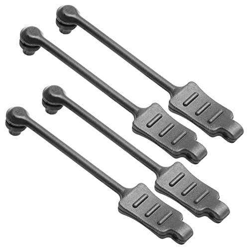 HobbyPark 20pcs RC Rubber Retainer Pull Tabs for 1/18 1/24 RC Car Body Clips (fit 0.7mm 1.0mm Rod) - size: fit 0.7mm 1.0mm Rod