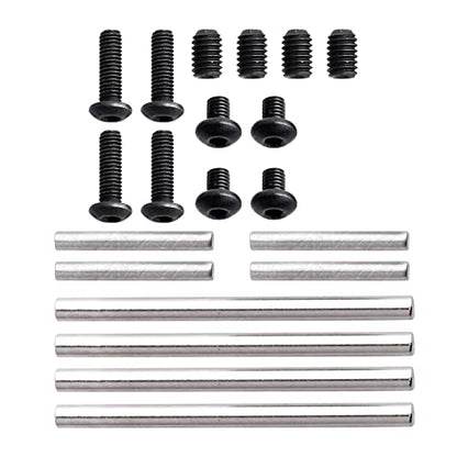 Aluminum Suspension Arms Set Front & Rear for Traxxas 4-Tec 2.0 VXL AWD 1/10 RC Touring Car (Blue) - color: Blue