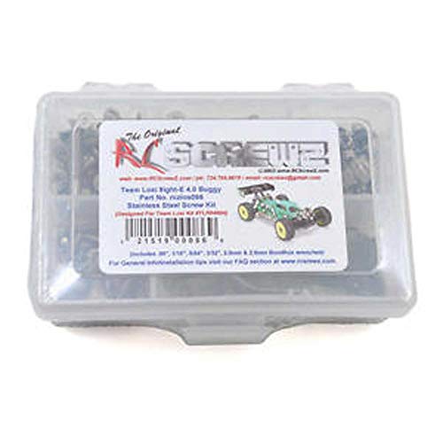 LOS086 - Compatible With Losi 8ight-E 4.0 1/8th Buggy (TLR04004) Stainless Screw Kit