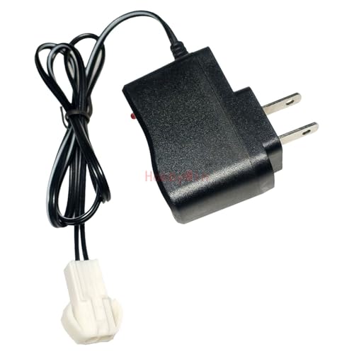 9.6V NiMh NiCd Battery US Charger 250mA EL-2P Female Plug for RC Car Off-Road Truck Speed Boat (Rev Plug)