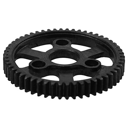 Steel Spur Gear M0.8 32P Main Gear Compatible with Traxxas 1/10 Slash Stampede Rsutler 4X4 RC Car Upgrade Part (52T) - color: 53t