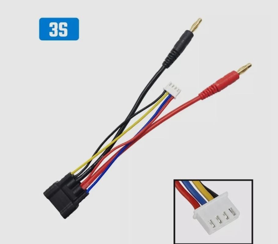 3S Lipo Battery Bullets Connector Cable Adapter for Traxxas TRX 1/8 1/10 RC Car 190MM