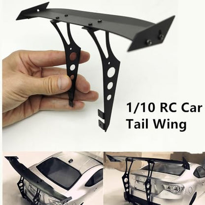 RC Metal Tail Wing Rally Car Rear Spoiler for 1/10 RC TT02 XV01 HSP94123 PTG2 Universal Upgrade Parts