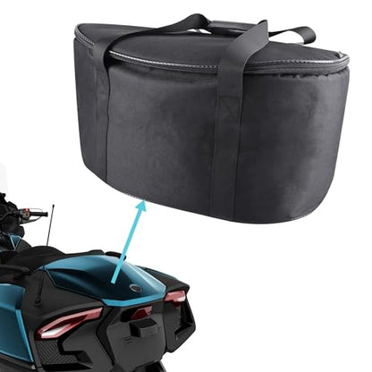 Upgraded Rear Trunk Storage Organizer Bag, Removable Waterproof Frunk Liner with Insulated Cooler Compartment for Can-Am Spyder RT RT-L RT-S 2020-2026 Accessories