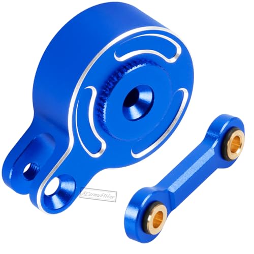 RC Direct Mount Servo Saver 23T Spline Upgrades Part for 1/10 Big Rock 3S BLX,Granite/Senton/Vorteks 3S BLX &Mega550,Kraton/Outcast 4S BLX,Alloy Servo,Replace ARA340181,Navy Blue - color: Navy Blue(1set)