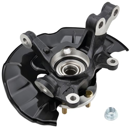 Steering Knuckle Wheel Hub Bearing Assembly Front Left | Compatible with Toyota Corolla 2009‑2019, Toyota Matrix 2014‑2019, 698‑477 - size: Left