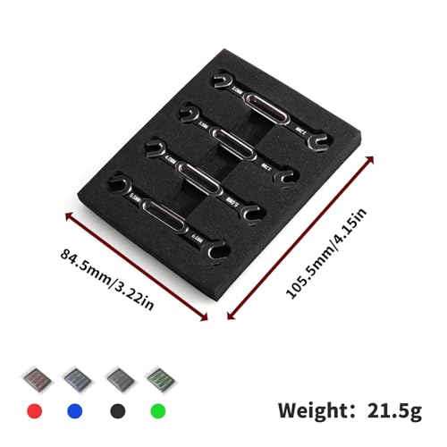 RC Car Wrench Remover ball breakers,4Pcs Wrench 3/3.2/3.5/3.7/4/5/5.5/6Mm Turnbuckle Nut Ball End Joint Remover Universal Tool for RC Car Drone Boat ball breakers (Red) - color: Red