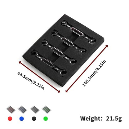 RC Car Wrench Remover ball breakers,4Pcs Wrench 3/3.2/3.5/3.7/4/5/5.5/6Mm Turnbuckle Nut Ball End Joint Remover Universal Tool for RC Car Drone Boat ball breakers (Red) - color: Red