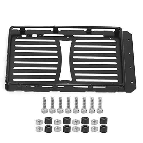 Oumefar RC Roof Rack, RC Luggage Carrier for for Axial SCX24 1/24 Remote Control RC Car, Metal Roof Rack for RC Car RC Crawler Accessories