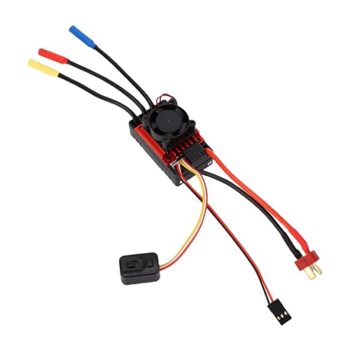 Generic RC Car Brushless 60A ESC with Water Proof Design for 1/10 Truck, Proportional Braking, for All Weather Sports Competition