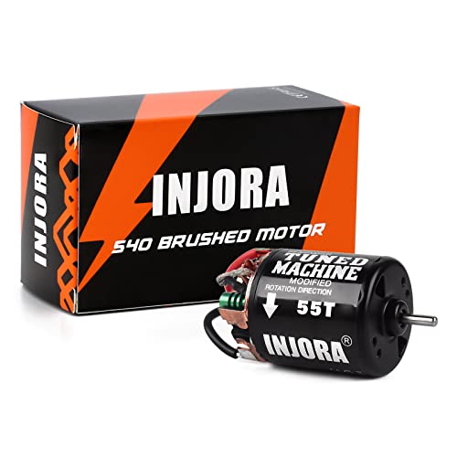 INJORA 540 Brushed Motor 35T Waterproof Motor for 1/10 RC Cralwer（55T） - size: 55T